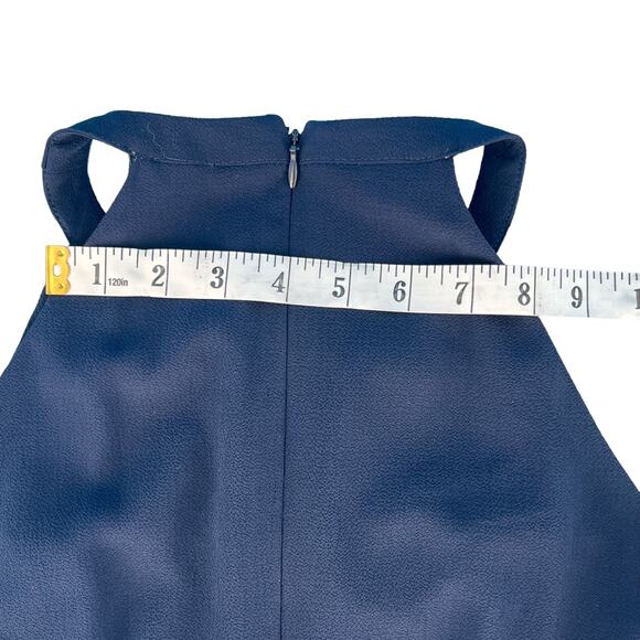 Kensie Sleeveless Short Fit & Flare Corset Dress Navy Blue Size 2 - Picture 9 of 11